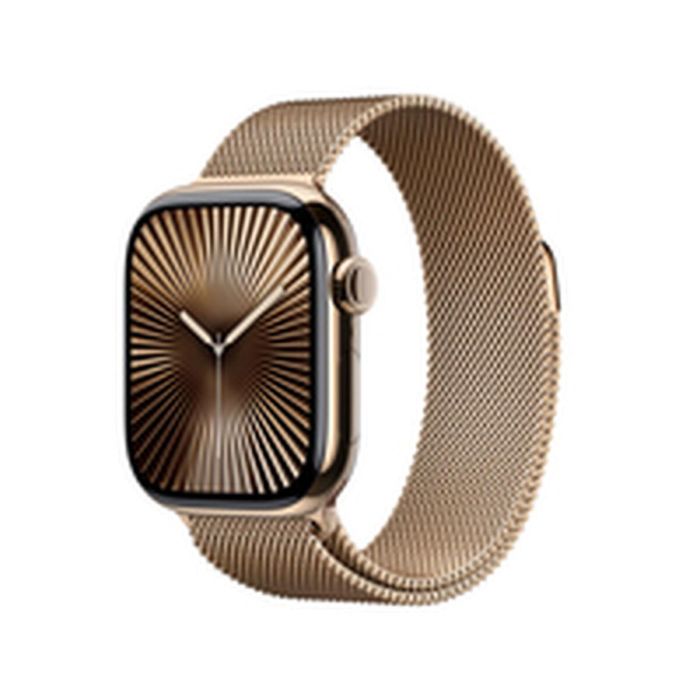 Apple Watch Series 10 GPS + Cellular 42mm Titanio Dorado con Pulsera Milanese Loop Acero Inoxidable Oro 64GB 7 Apple Watch Series 10 GPS + Cellular 42mm Titanio Dorado con Pulsera Milanese Loop Acero Inoxidable Oro 64GB 7