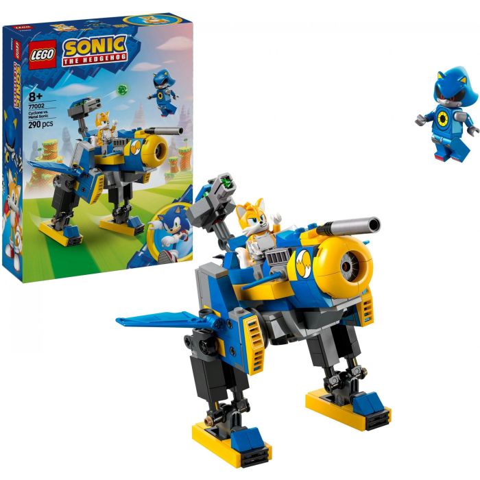 LEGO 77002 Ciclón vs. Metal Sonic Juguete Set de Construcción Sonic con Meca Articulado y Minifiguras Metal Sonic y Tails 2 LEGO 77002 Ciclón vs. Metal Sonic Juguete Set de Construcción Sonic con Meca Articulado y Minifiguras Metal Sonic y Tails 2