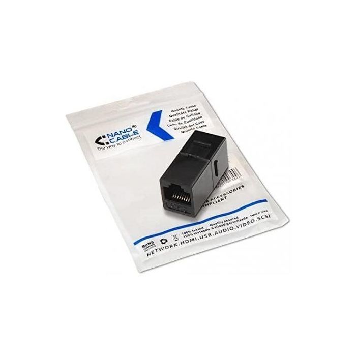 Nanocable 10.21.0501 Adaptador Empalme RJ45 Cat.6 UTP para Alargar Cable de Red 3