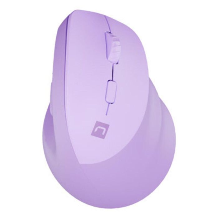 NATEC Crake 2 Ratón Óptico Vertical Inalámbrico RF y Bluetooth 2400 DPI para Mano Derecha 6 Botones Lavanda NATEC Crake 2 Ratón Óptico Vertical Inalámbrico RF y Bluetooth 2400 DPI para Mano Derecha 6 Botones Lavanda