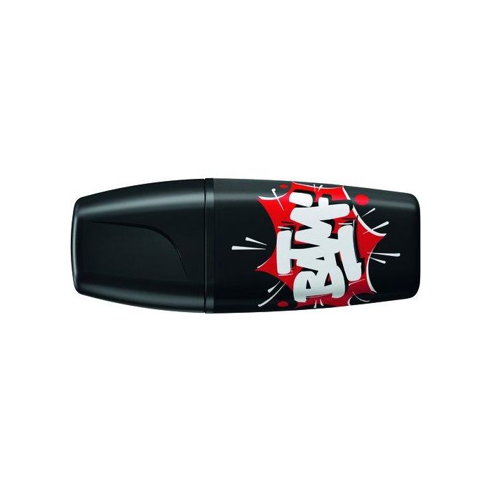 Marcador Fluor Stabilo Boss Mini 07 By Snooze One Negro Bam 10 unidades