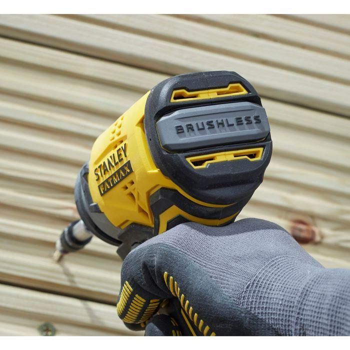 Atornillador de impacto - STANLEY FATMAX V20 - SFMCF810D2K-QW - 170 Nm Brushless - Litio 18V - 2 Baterías 2Ah 2 Atornillador de impacto - STANLEY FATMAX V20 - SFMCF810D2K-QW - 170 Nm Brushless - Litio 18V - 2 Baterías 2Ah 2
