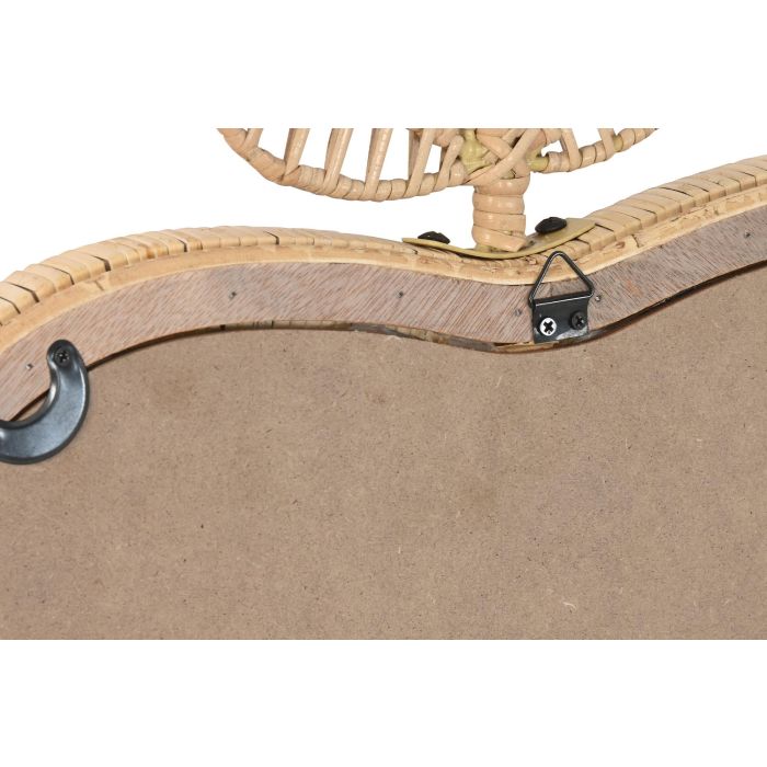 Espejo Cottage DKD Home Decor Natural 4 x 50 x 43 cm (2 Unidades) 3