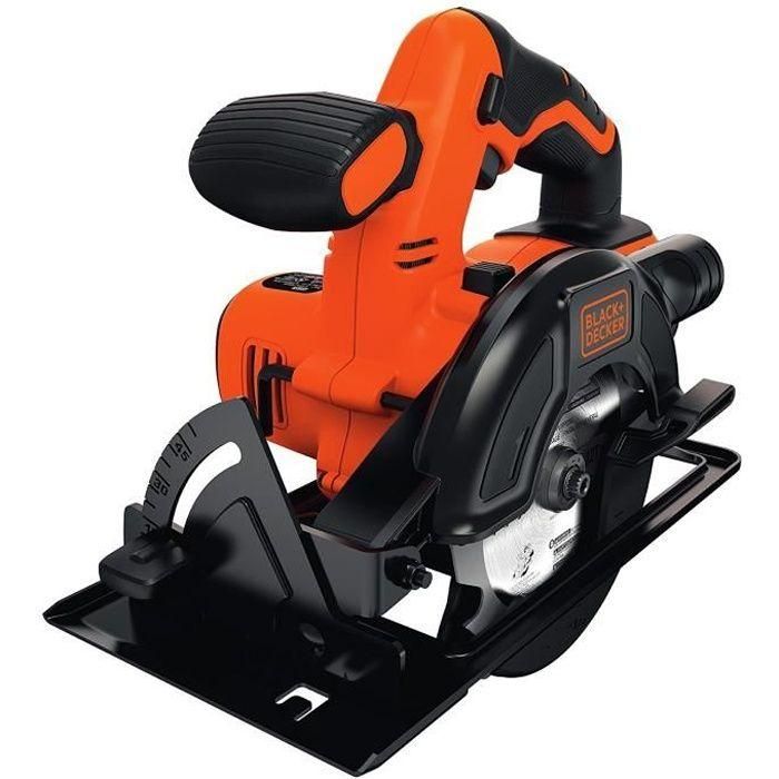 NEGRO Y DECKER Sierra circular inalámbrica BDCCS18N-XJ - 140 mm - 18 V NEGRO Y DECKER Sierra circular inalámbrica BDCCS18N-XJ - 140 mm - 18 V