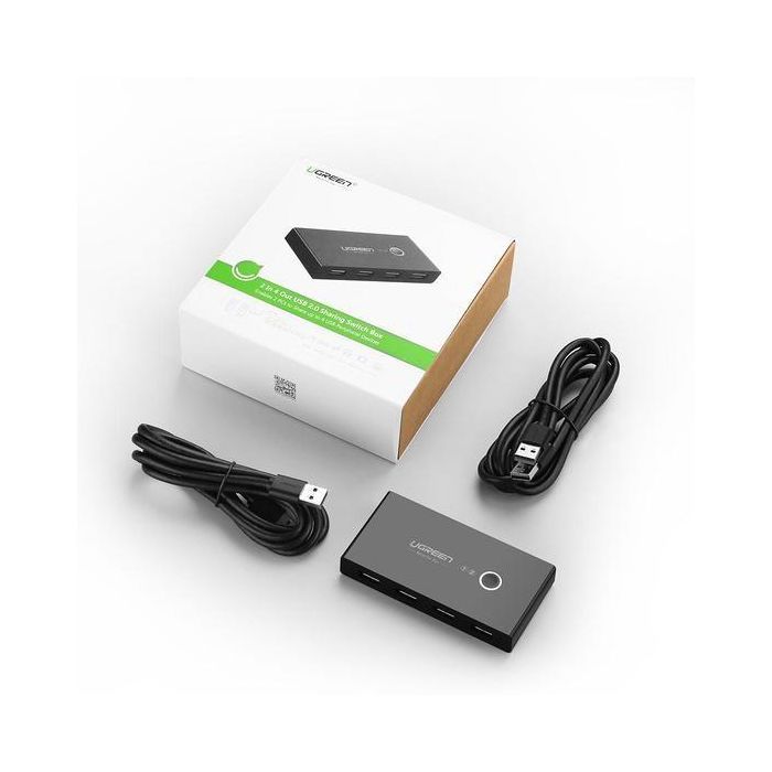 UGREEN USB 2x4 Sharing Switch Selector Black 1