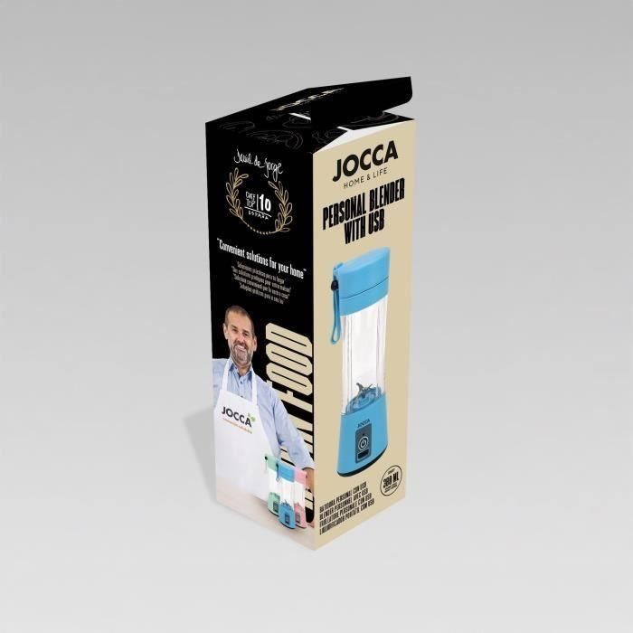 Licuadora portátil - JOCCA - SWEET - 380 ml - 2000 mAh - Con cable USB - Azul 2