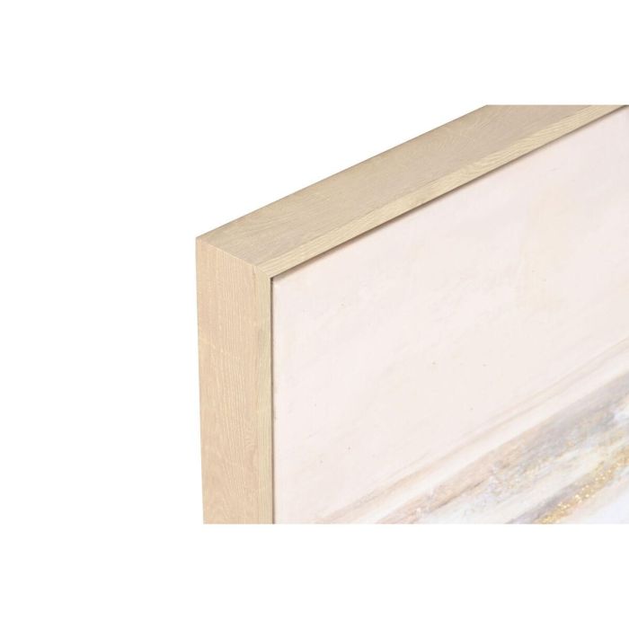 DKD Home Decor Cuadro Moderno Abstracto Azul Blanco, Materiales: Lienzo y PS, 153 cm Ancho x 53 cm Alto (2 Unidades) 3