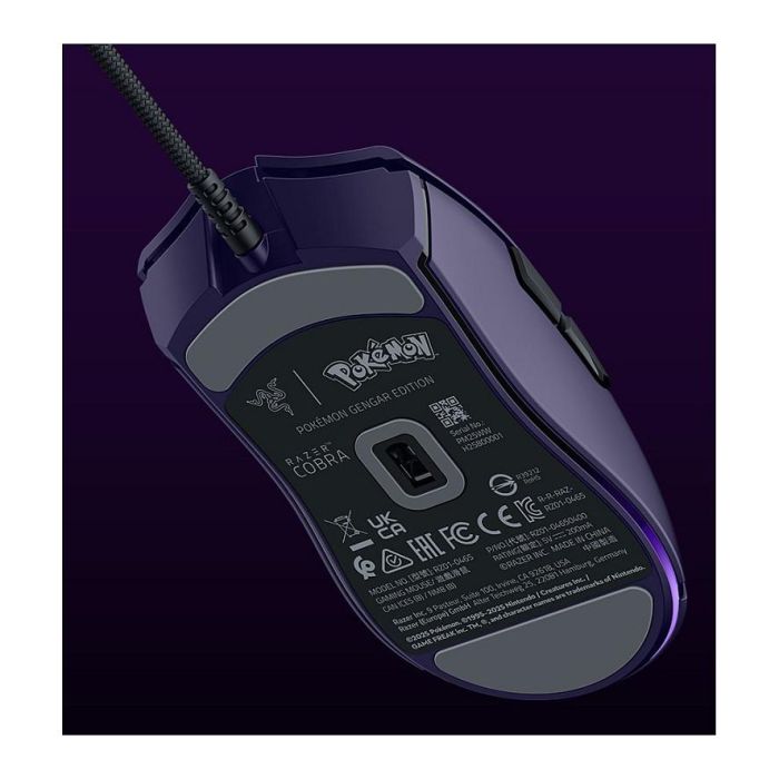 Razer RZ01-04650700-R3M1 Ratón Cobra Pokémon Gengar Ed. Óptico 8500 DPI 2