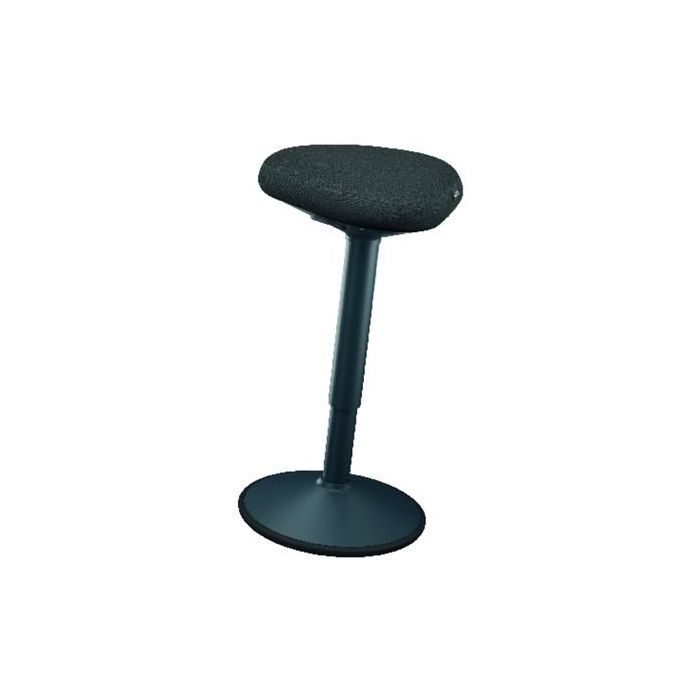Taburete Leitz Active Ergo Con Asiento Confort Alto Gris Oscuro