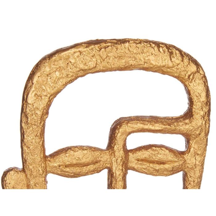 Cara Con Base Oro Giftdecor 19X38CM (4 Unidades) 2 Cara Con Base Oro Giftdecor 19X38CM (4 Unidades) 2