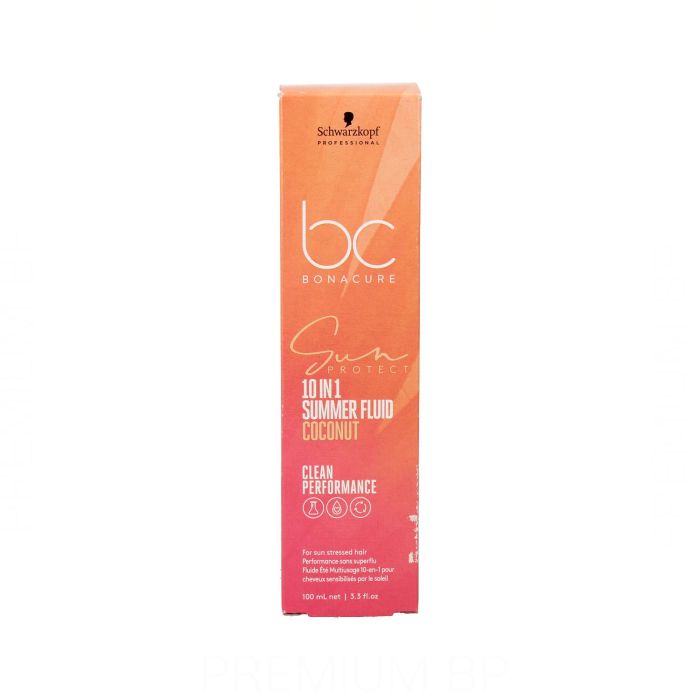 Schwarzkopf Bonacure Sun Protect 10 en 1 Summer Fluid Coconut 100 ml Schwarzkopf Bonacure Sun Protect 10 en 1 Summer Fluid Coconut 100 ml