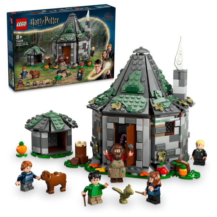 LEGO Harry Potter Cabaña de Hagrid: Una Visita Inesperada 76428 - Juego de Construcción de 896 Piezas, Para Niños a Partir de 8 Años