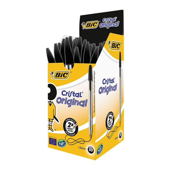 Boligrafo Bic Cristal Original Tinta Negra Unidad 50 unidades 1