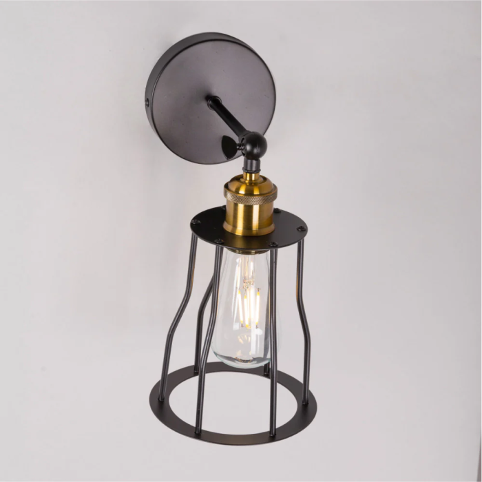 Artux Aplique de Pared Metal SKD-W1000 Estilo Industrial Retro para Comedor Dormitorio Cocina Oficina Restaurante Cafetería 4