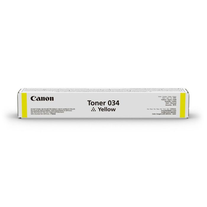 CANON I-Sensys MF810, C1200, C1120 series Toner Amarillo 034Y CANON I-Sensys MF810, C1200, C1120 series Toner Amarillo 034Y