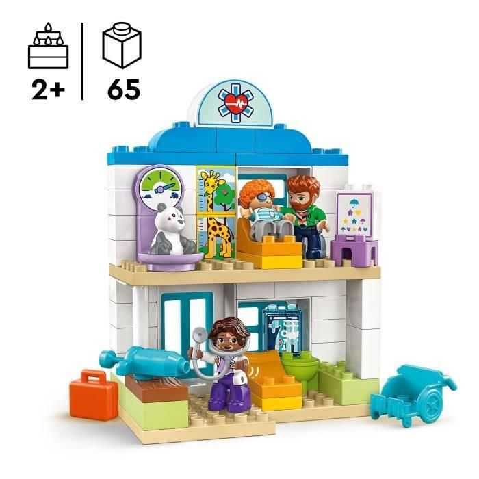 LEGO DUPLO My Town 10449 Primera visita al médico - Juguete de motricidad fina para niños de 2 años 1