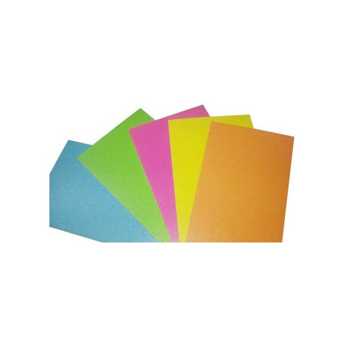 Tapa De Encuadernar Yosan Carton Gofrado Fluor A3 0,9 Mm Naranja Caja De 50