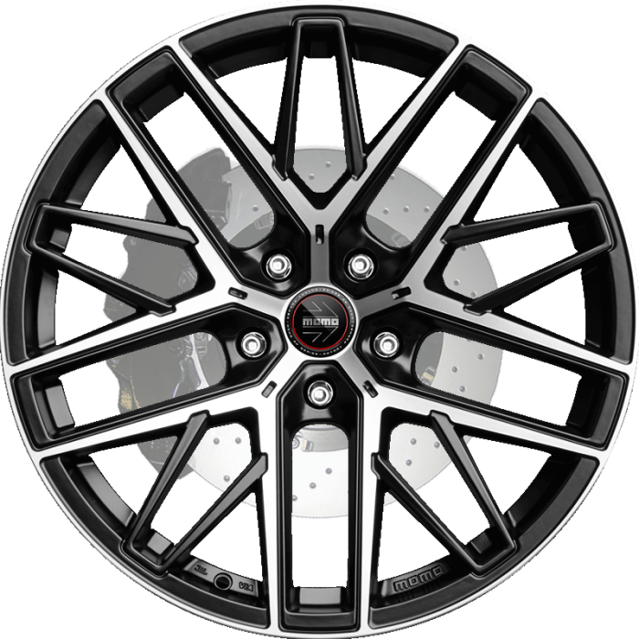 Momo MOMWX11E10145371 Llanta Rfx01 Negro Mate Pulido 10x21 5x130 ET45 CB71,5