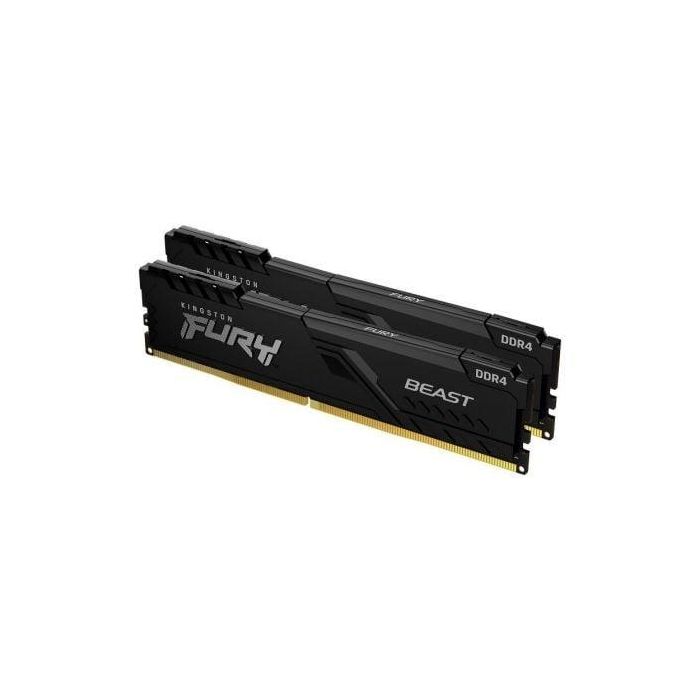 Kingston Technology FURY Beast Memoria RAM 32GB (2x16GB) DDR4 3600 MT/s CL18 para PC, 288-pin DIMM, XMP & Ryzen Kingston Technology FURY Beast Memoria RAM 32GB (2x16GB) DDR4 3600 MT/s CL18 para PC, 288-pin DIMM, XMP & Ryzen
