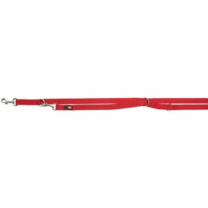 Ramal ajustable para perro Trixie Rojo XS 3