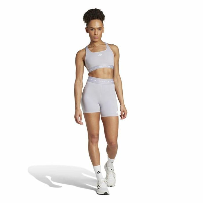 Mallas Deportivas de Mujer Adidas Techfit Short Gris 2