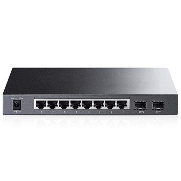 TP-LINK TL-SG2210P Switch 8 Puertos Gigabit PoE con 2 Ranuras SFP, 53W, Administración Web, QoS, VLAN 1 TP-LINK TL-SG2210P Switch 8 Puertos Gigabit PoE con 2 Ranuras SFP, 53W, Administración Web, QoS, VLAN 1