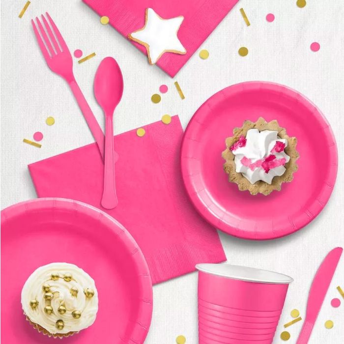 Set de 10 platos de cartón fucsia Algon 20 cm (36 Cajas) 3 Set de 10 platos de cartón fucsia Algon 20 cm (36 Cajas) 3