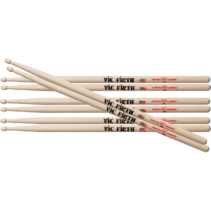 Baquetas Vf American Classic® 7A (Pack 3 +1) Baquetas Vf American Classic® 7A (Pack 3 +1)