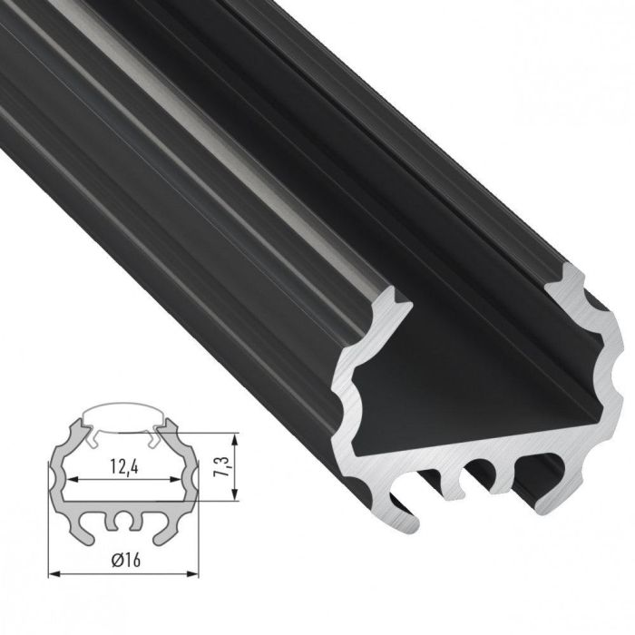 Perfíl de Aluminio Tipo MICO de 2,02M con Acabado Bruto 2