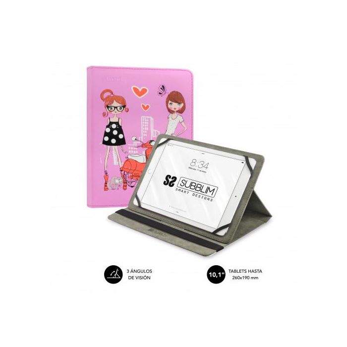 SUBBLIM Funda Tablet TRENDY CASE FASHION GIRLS 10.1" 0 SUBBLIM Funda Tablet TRENDY CASE FASHION GIRLS 10.1" 0