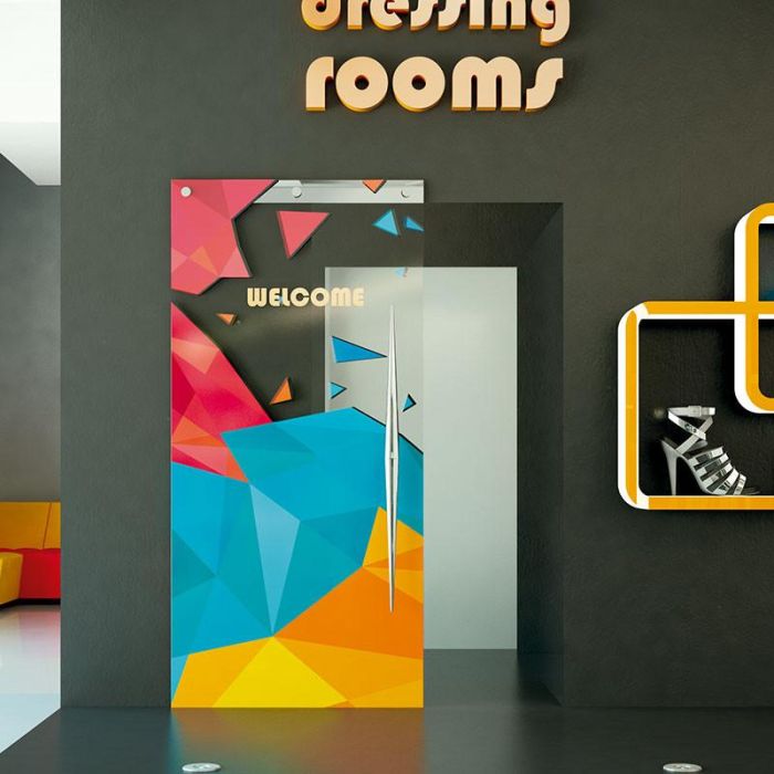 Kit Magic2 Vetro Con Sistema De Deslizamiento Invisible Para Puertas De Paso En Cristal Largo 1100 Espesor Vidrio 10Mm Terno 1 Kit Magic2 Vetro Con Sistema De Deslizamiento Invisible Para Puertas De Paso En Cristal Largo 1100 Espesor Vidrio 10Mm Terno 1