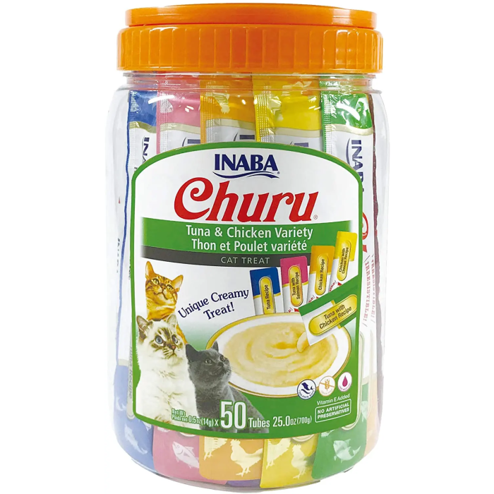Churu Cat Variedades De Atún Con Pollo Bote 50P 700 gr