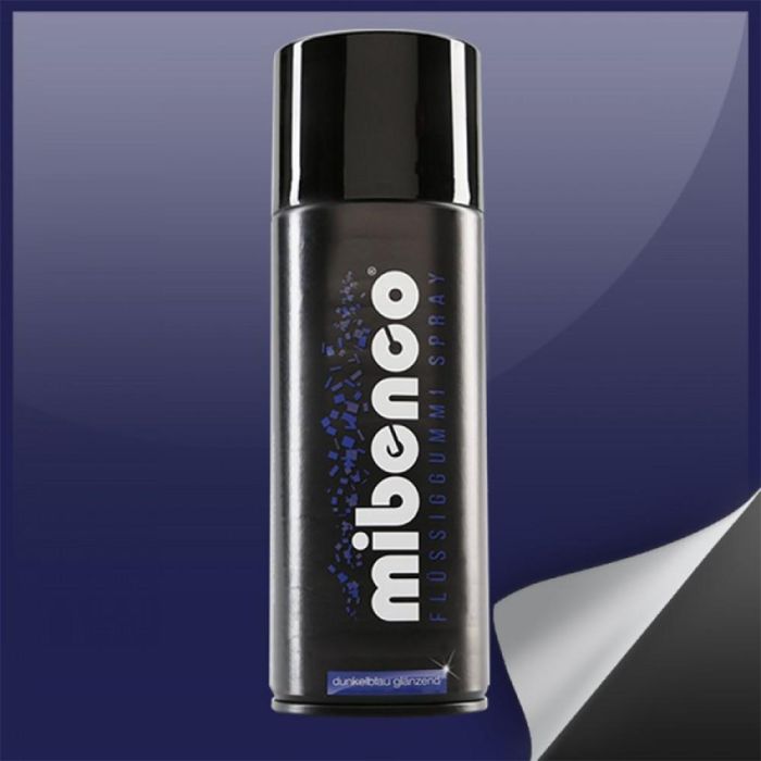 Mibenco Spray Goma Liquida 400 mL Azul Oscuro Brillante MIB71415002 Mibenco Spray Goma Liquida 400 mL Azul Oscuro Brillante MIB71415002