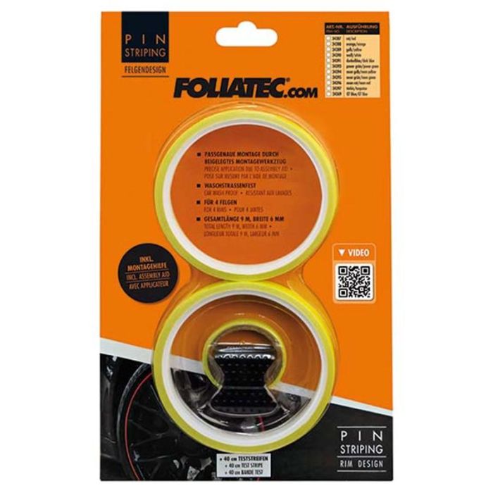 Adhesivo para Llanta Foliatec Amarillo Neón (4 x 2,15 m) 2 Adhesivo para Llanta Foliatec Amarillo Neón (4 x 2,15 m) 2