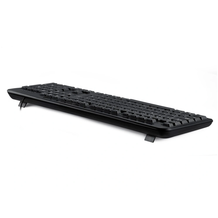 Q-connect Teclado Negro con Cable 1,5 m Compatible Windows 2