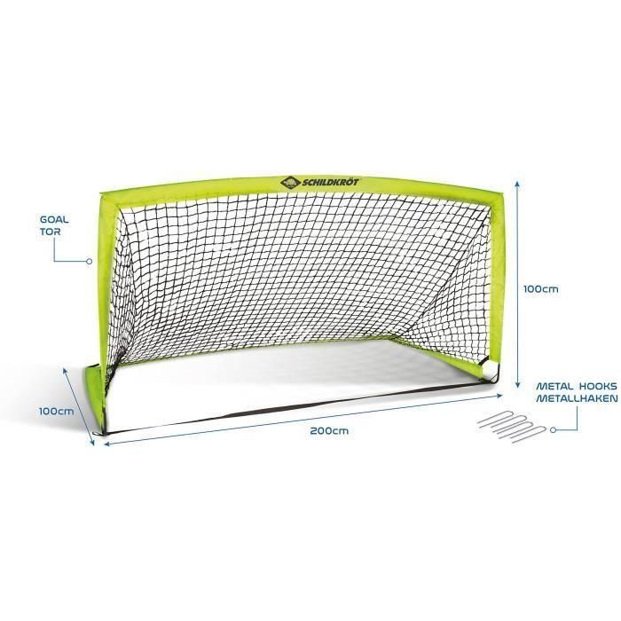 Schildkrot SCH4000885709858 Portería de fútbol plegable XL 1