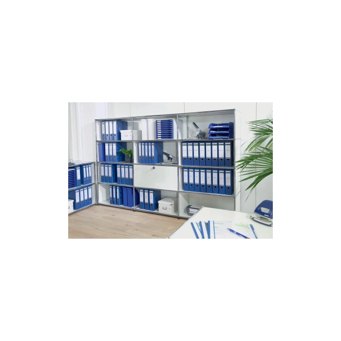 Leitz Archivador de Palanca 180º DIN A4 Maxi Polipropileno Lomo 80 mm Azul 23