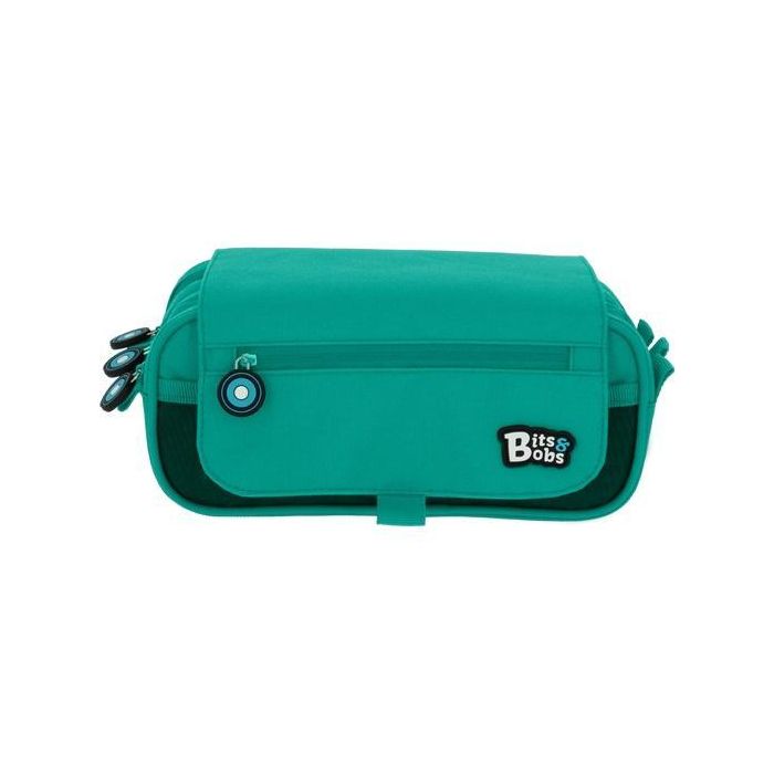 Grafoplás Portatodo Triple C-Solapa Bits&Bobs, 23x10x10 cm, Turquesa