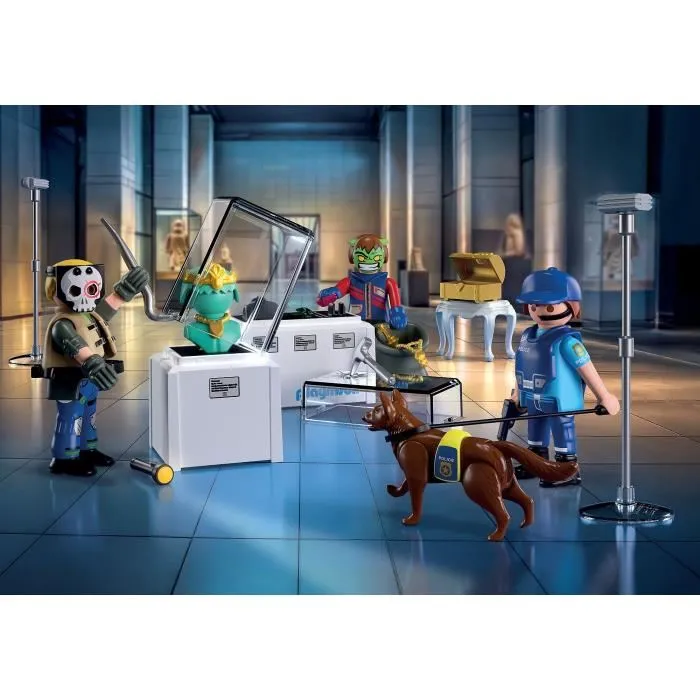 Playmobil 71876 Robo De Diamantes con Ladrón, Policía y Accesorios para +4 Años 1
