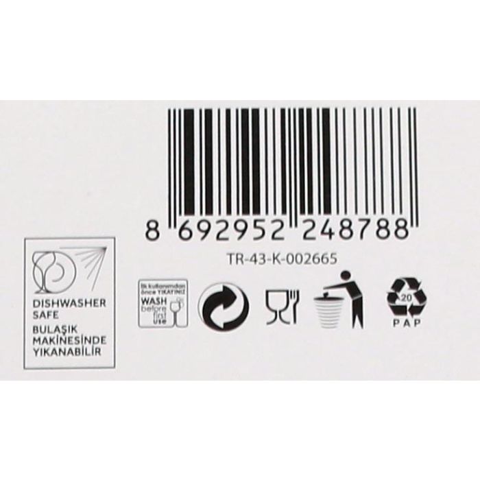 Set de 6 copas para vino/agua 330 cc ELLA - Lav (4 Cajas) 6 Set de 6 copas para vino/agua 330 cc ELLA - Lav (4 Cajas) 6