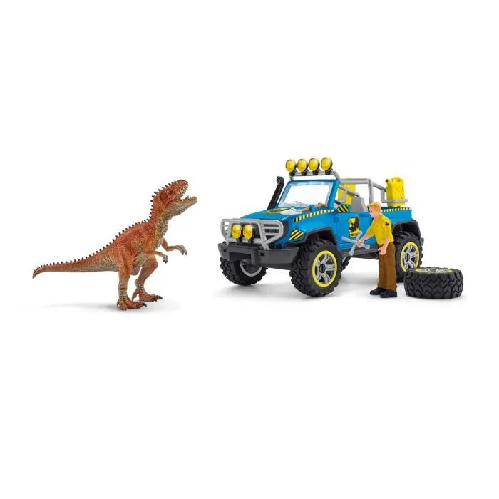 Schleich All-Terrain Car con Outpost Dino - 41464 3