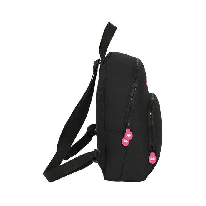 Mochila Casual Kappa Black and pink Negro 13 L 2