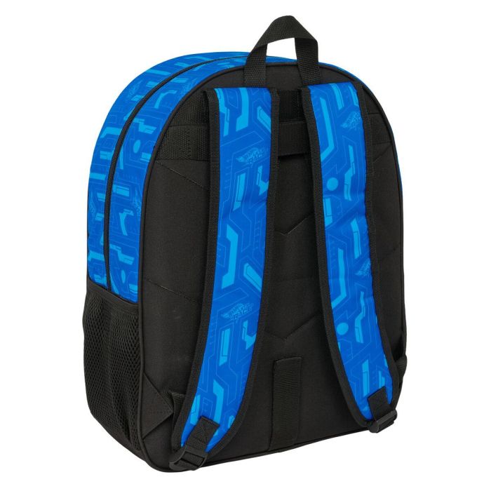 Mochila Escolar Hot Wheels Let's race Azul Negro 33 x 42 x 14 cm 2 Mochila Escolar Hot Wheels Let's race Azul Negro 33 x 42 x 14 cm 2