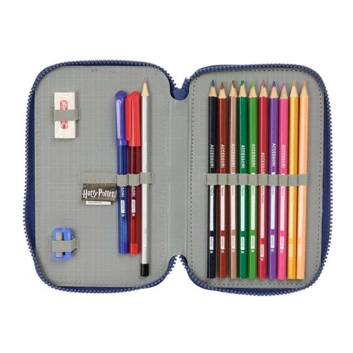 Safta Plumier Doble Pequeño Harry Potter "Captain" 29 Piezas 12,5x19,5x4cm 2 Safta Plumier Doble Pequeño Harry Potter "Captain" 29 Piezas 12,5x19,5x4cm 2