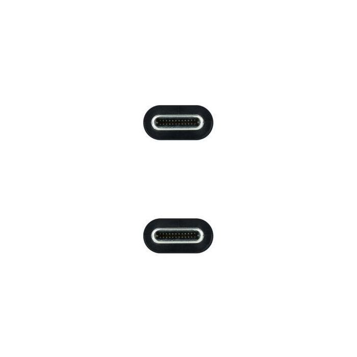 Cable USB-C NANOCABLE 10.01.4101-L150 Negro 1,5 m (1 unidad) 2