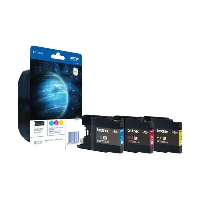 Brother Cartucho de Tinta LC-1280 Cian, Magenta y Amarillo, Muy Alta Capacidad, 3x 1,200 Páginas 0 Brother Cartucho de Tinta LC-1280 Cian, Magenta y Amarillo, Muy Alta Capacidad, 3x 1,200 Páginas 0