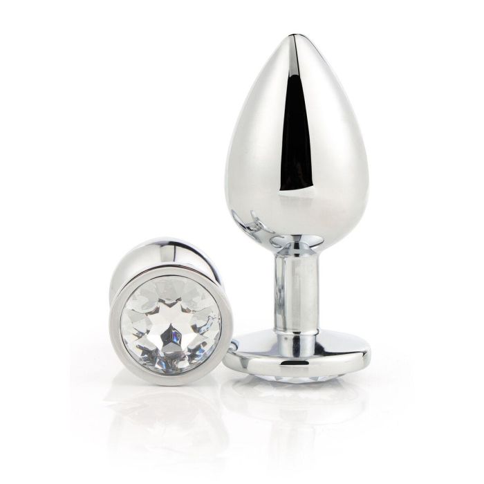 Plug Anal Dream Toys Gleaming Love Plateado 9 Plug Anal Dream Toys Gleaming Love Plateado 9