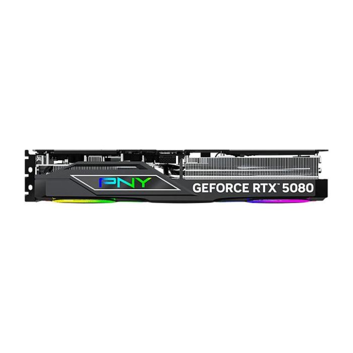 PNY GeForce RTX 5080 16GB GDDR7 3Fan ARGB OC Tarjeta Gráfica 12