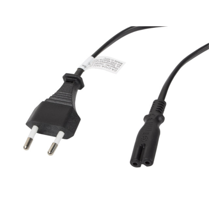 Lanberg CA-C7CA-10CC-0030-BK cable de transmisión Negro 3 m C7 acoplador CEE7/16 Lanberg CA-C7CA-10CC-0030-BK cable de transmisión Negro 3 m C7 acoplador CEE7/16