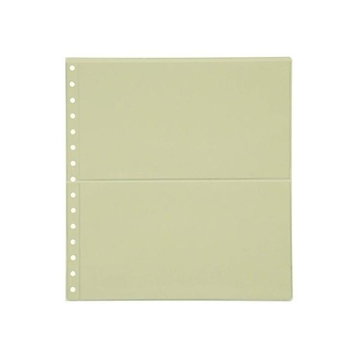 Funda Para Album De Sellos Pardo 2 Lam.Transp.De 2 Dptos. (Set de 10)